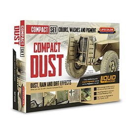 Lifecolor Liquid Pigments SPG08 Compact Dust Acrylic Paint, Pigments and Washes Set