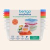 Bentgo Easyboxes 4-Compartment Snack Containers - 8-Piece Set with 4