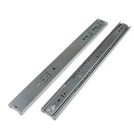 Gobrico 10 Pairs 18-inch Drawer Slides Soft Close Drawer Runners Ball Bearing Side Mount Glides 3-Folds Full Extension, Heavy Duty