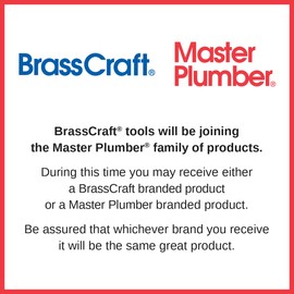 Master Plumber T403 EF Large Diameter Tube Cutter, for Tubing 5/8-In to 2 1/8-In OD, Cuts Copper, Brass, Aluminum and PVC