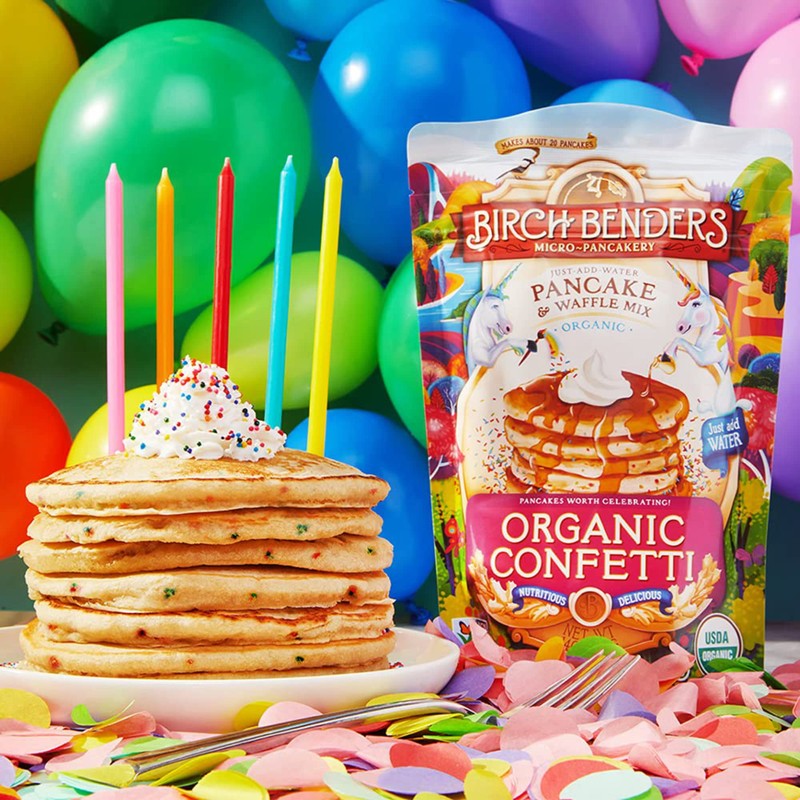 Birch Benders Organic Confetti Pancake and Waffles Mix, 14oz (Pack