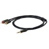 Black Connect Jack / RCA MKII 3.5 mm, 1.50 m