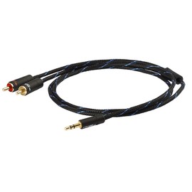 Black Connect Jack / RCA MKII 3.5 mm, 1.50 m