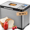 KBS 2LB Bread Maker, 19-in-1 Automatic Bread Machine Stainless Steel