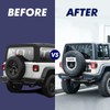 SHEAM Antenna Mount Flagpole Holder, Multi-Function Tailgate Hinge Mount Compatible