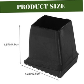 Operitacx Set of 4 Ladder Foot Covers, Floor Protectors for Furniture Legs, Covers for Stepladders, Ladder Feet, Ladder Accessories, Non-Slip Pad, Ladder Handle, Foot Pads, Stair Pads