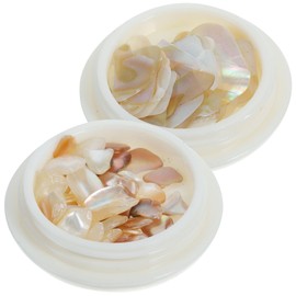 Ipetboom 2 Boxes Nail Shell Decoration, Nail Art Decoration Manicure Supplies Ocean Nail Stickers DIY Nail Charms for Women, Nails Seashell Decor Nail Gems Sea Decor Nail Decors