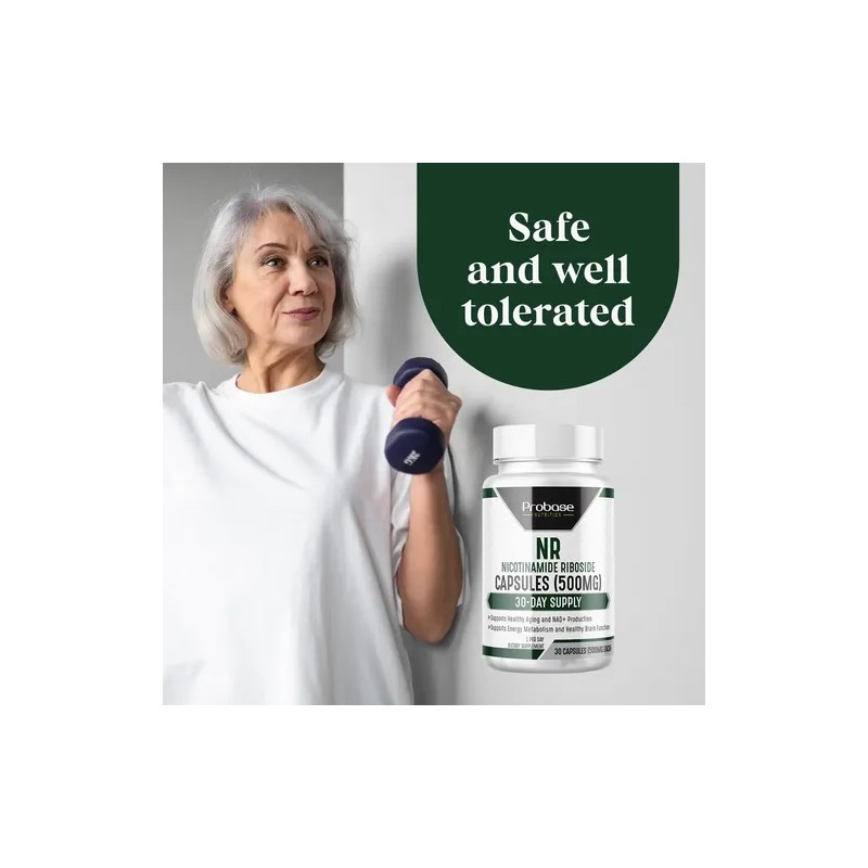 Probase Nutrition Suplemento Nr Nad 500 Mg 30 Cápsulas