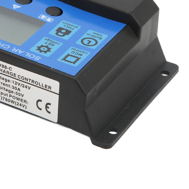 12V 24V Solar Charge Controller USB Port Overcharge Protection Solar