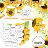 Neptniopllab 36 Set God Says You are Sunflower Craft Kit