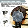 Outdoor Faucet Handle Compatible with Danco 10006 Hose Faucet, Water