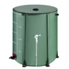 53 Gallon Collapsible Rain Barrel with Zip, 200L Foldable Water