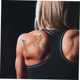 Minkissy 2pcs Patrick's Day Stickers Decorative Face Decals for Boys and Girls Temporary Decorations