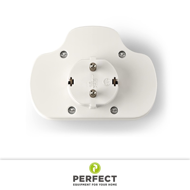 Multiple Socket with On/Off Switch, Socket Adapter, 1 x Type