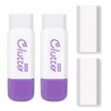 PLUS Clutto Kurutto Eraser, Case Eraser, 2 x Main Units,