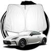 ruiya Windshield Sun Shade, Vehicle Sun Blocker, UV Protection, Sleeping