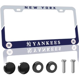 1PCS High-End Sports Team Fans License Plate Frames for Yankees