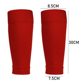 MEMOFYND 3 pairs of football socks and 3 pieces of whistles, children's leg warmers, football socks sleeves, leg warmers for beginners in soccer running or training (Black/Blue/White)