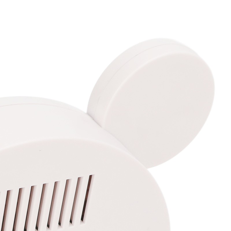 Mirrored Digital Alarm Clock Cute Mice Ear Shape LED Mirror