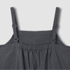 JAJU [JAJU] Women's Crisp Seersucker Bustier Dress_Charcoal