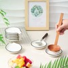 Irenare 8 Pcs Ceramic Spoon Rest for Stove Top 3.74