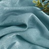 Melodieux Teal Velvety Semi Sheer Curtains 84 Inch Length for
