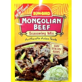 SunBird Mongolian Beef Seasoning Mix (Pack of 3)