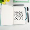 STATIONERY ISLAND Notebook A5 Squared Journal Hardcover with 120 g/m²