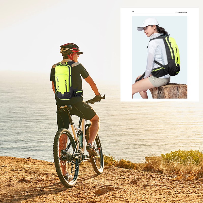 LOCAL LION Bicycle Backpack Ski Backpack Small for Women Men
