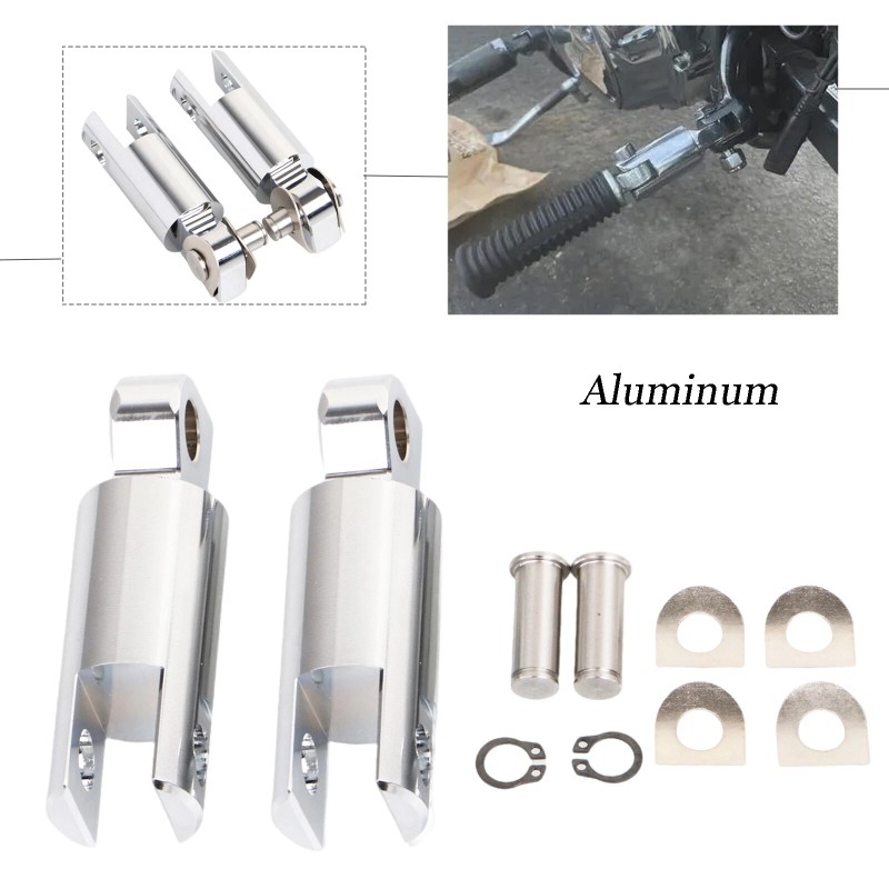 Unbranded Foot Peg Extensions Bracket Male Mounts For Harley Touring