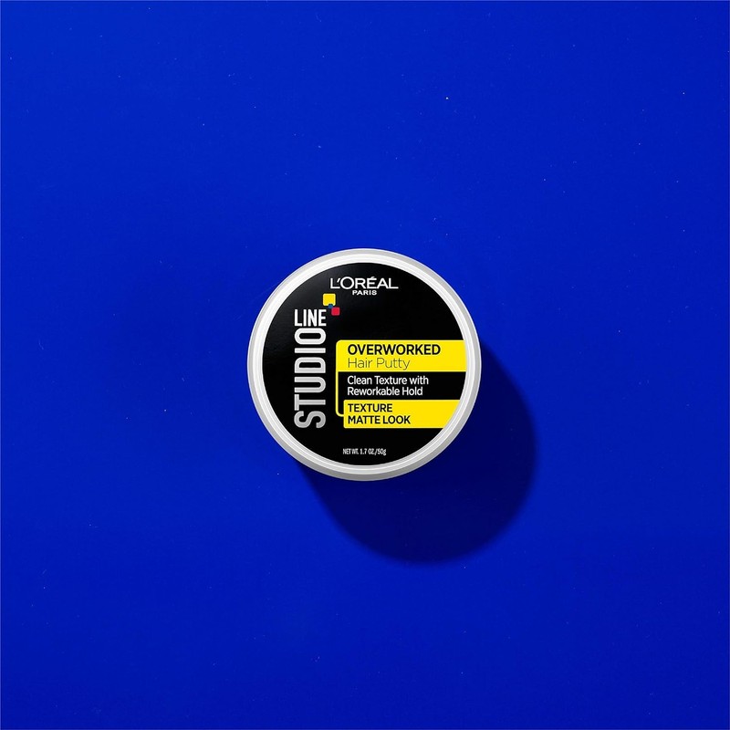 Loreal Studio Putty Overworked 1.7 Ounce (50ml) (3 Pack)