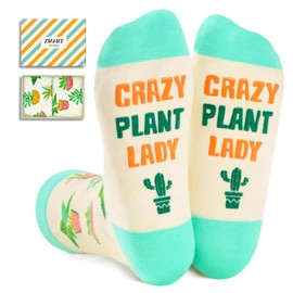Zmart Gifts For Plant Lovers - Plant Socks For Women Girls, Crazy Gardening Socks, Gardening Themed Gifts
