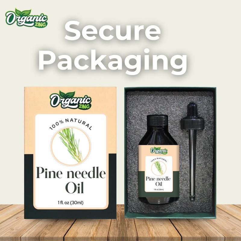 Organic Zing Pine Needle Essential Oil Pure & Natural for