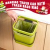 COMTAR Kitchen Waste Bin with Hooks 5L, Indoor Kitchen Sealed