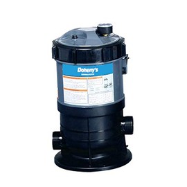 Doheny's Pool Pro Cartridge Filter Tank for Above-Ground Swimming Pools | 25 Sq. Ft. Filter Only | Extra-Large Non-Woven Cartridge for Clear Water & Max Flow |Durable Thermoplastic