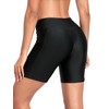 RELLECIGA Women's Black Swim Shorts Quick Dry Swim Shorts High