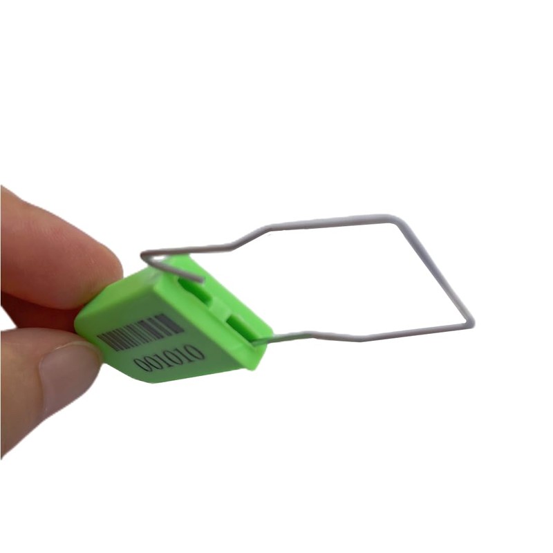 Plastic Padlock Seal with Barcode and Number Security Seals Wire