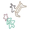 100pcs Paper Clips Lovely Christmas Tree and Deer Shape Metallic