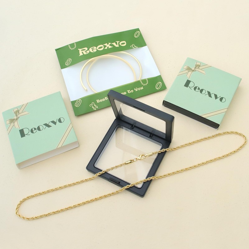 Reoxvo Gold Rope Link Chains for Men - Cool Hip