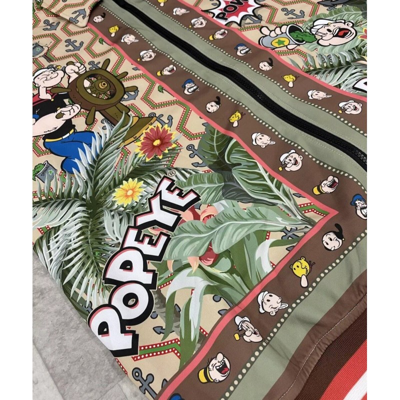 Reason NWT Reason Clothing Popeye Short Sleeve Track Jacket Size:XL