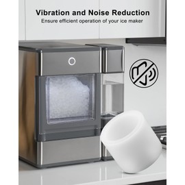 AUGREX Ice Maker Auger Bushing Liner Fit for GE Opal Ice Maker 9 Hole extruder, Fix Screeching/Grinding Noise and Black Sludge That Builds Up in The Ice Maker Tank