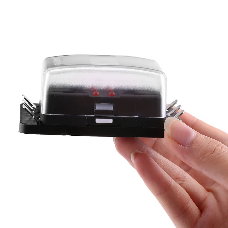 6 Way Circuit Blade Fuse Box Block Holder With LED