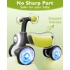 Colorful Glow Wheel Toddler Balance Bike,Baby Toys for 1 Year