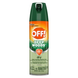 OFF! Deep Woods Insect Mosquito Repellent VIII, DryTouch Technology, Long Lasting Protection 4 oz.