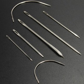 Glamified Pack of 7 Hand Repair Upholstery Sewing Needles Kit Carpet Leather Curved Canvas