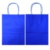 AZOWA Gift Bags Small Kraft Paper Bags with Handles (5