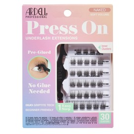 Ardell Extensiones Interiores Prepegadas a Presión Desnuda - Volumen Suave Juego de 31 piezas Negro                                                   
