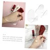 TEHAUX Stylish Hand Makeup Palette 2pcs Hand Nail Art Mixing