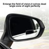 LivTee Blind Spot Car Mirror, HD Glass Frameless Convex Side