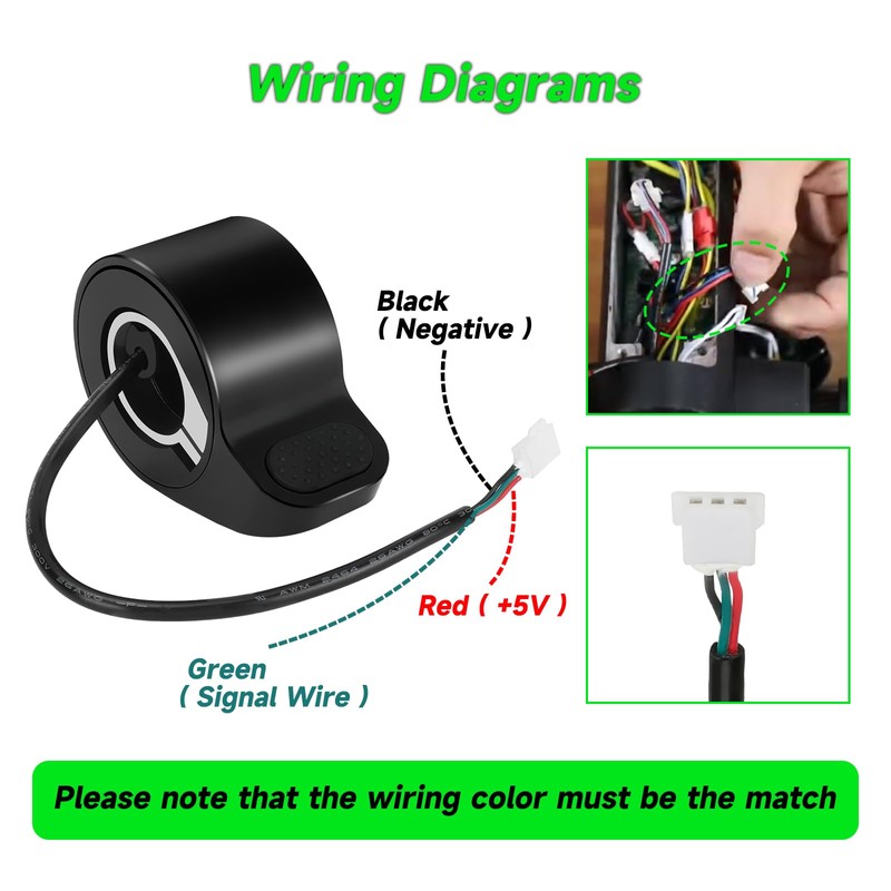 XIKOBY Thumb Throttle Compatible with Gotrax GXL V2 Electric Scooter,